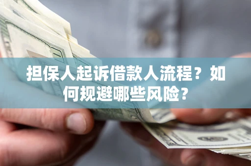 济南担保人起诉借款人流程？如何规避哪些风险？